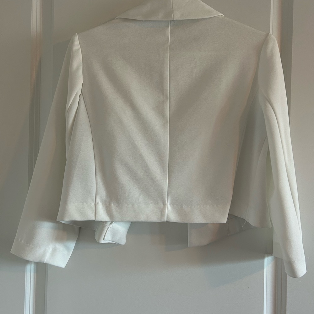 SHELBY & PALMER • White Short Jacket • S • - Picture 6 of 6